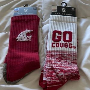 Washington State Cougar Men’s Socks